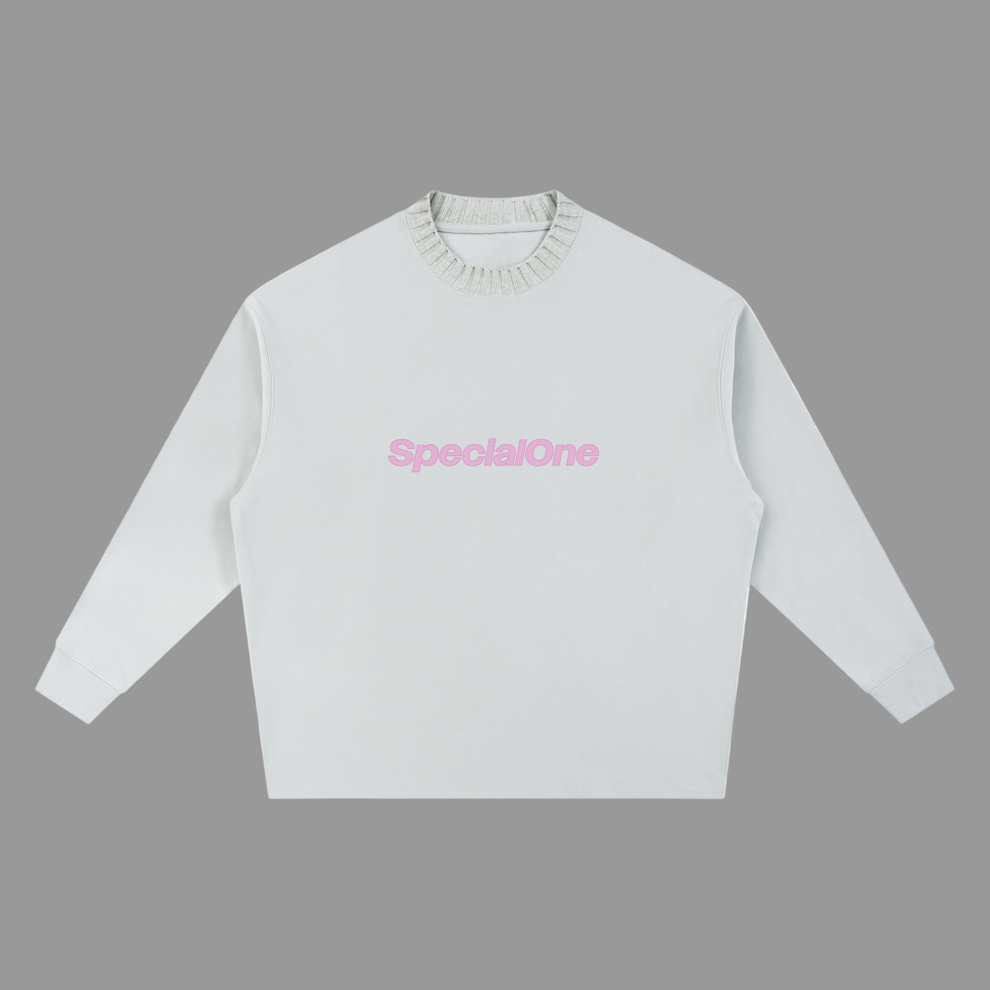 Knitted Round Neck Oversize Sweatshirt